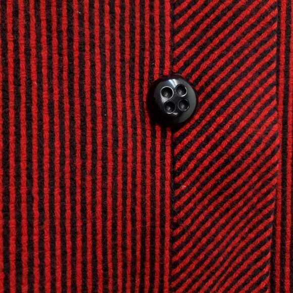 VTG Pauline Trigere Wool Old Money Vintage Longline Double Breasted Peacoat - Picture 5 of 14